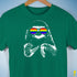 Pride Sloth LGBTQ Flag Sunglasses Premium Unisex T-Shirt - Kelly Green